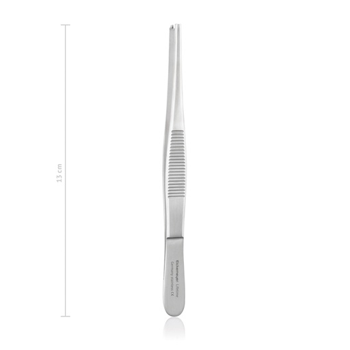 [133213] Pince standard, chir.,13 cm,1x2 dents