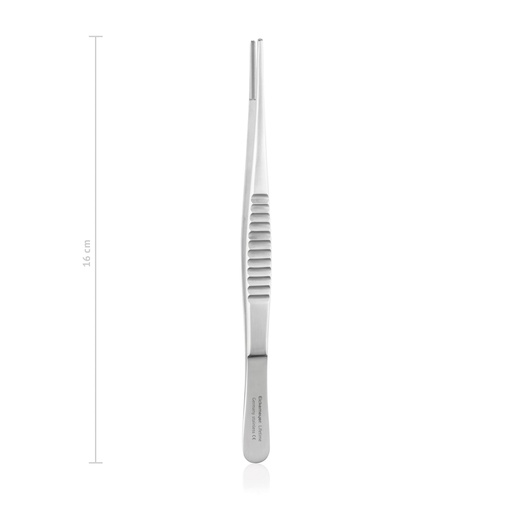 [130516] Pinza atraumatica, 16 cm2 mm, DE BAKEY dentada