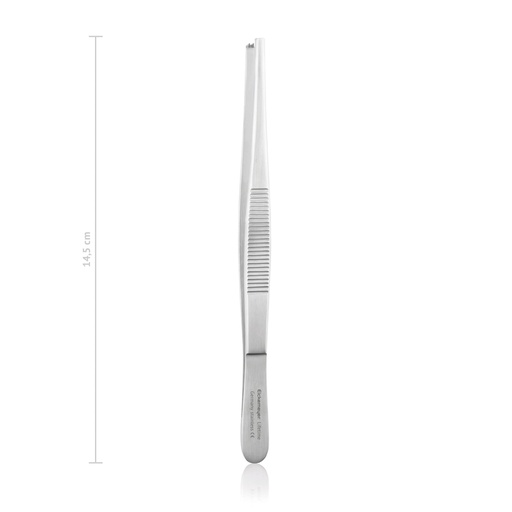 [133414] Pinza de tejido14,5 cm, 2x3 dientes, modelo pesado