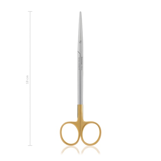 [116218] Ciseaux de preparation Metzenbaum, 18 cm droits, TC