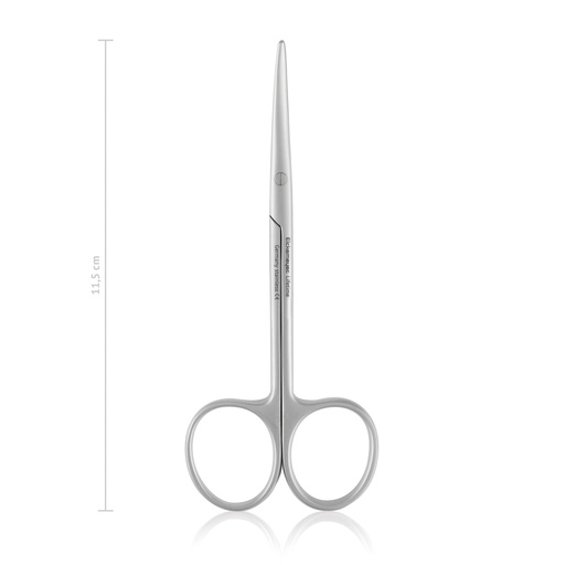 [118111] Ciseaux de préparation/fin chirurg. mousses, 11,5 cm, courbés