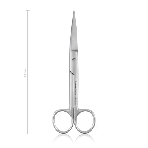 [970414] Surgical scissors, 14 cm, straight,  