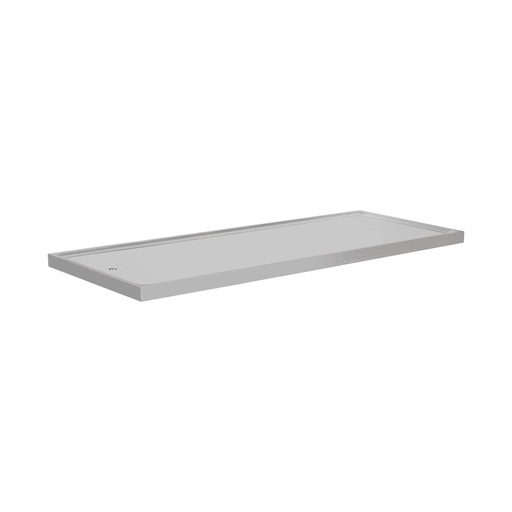 [602650] Tischplatte 50 x 130 cm, Chrom-Nickel- Stahl 