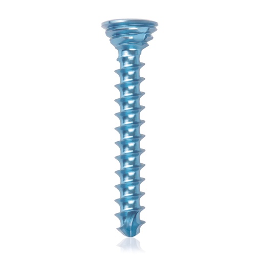 [185540] Tornillo de bloqueo de titanio Ø2.7x20mmmultidireccional, azul, Torx 10autoperforante, autorroscante