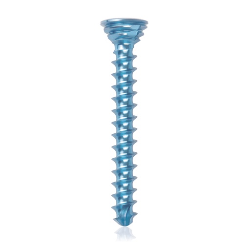 [185541] Tornillo de bloqueo de titanio Ø2.7x22mmmultidireccional, azul, Torx 10autoperforante, autorroscante
