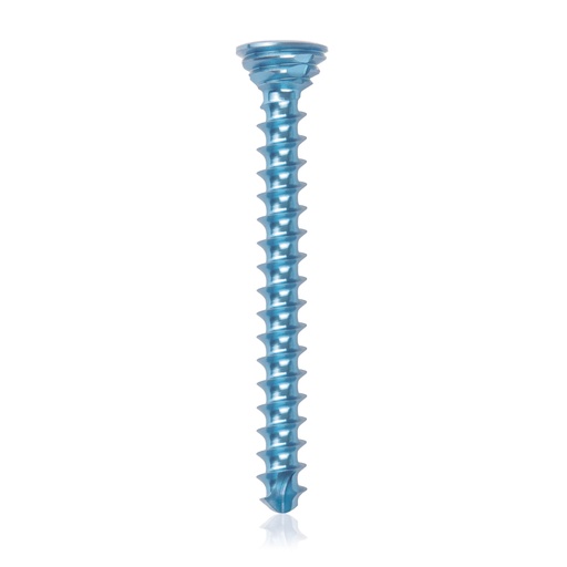 [185543] Tornillo de bloqueo de titanio Ø2.7x26mmmultidireccional, azul, Torx 10autoperforante, autorroscante