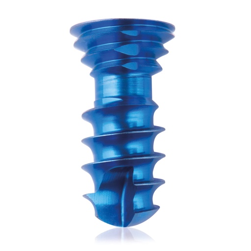 [185590] Titan- Verriegelungsschraube Ø4.0x 10mm  multidirektional, blau, Torx 10, selbstbohrend, selbsschneidend