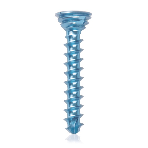 [185538] Tornillo de bloqueo de titanio Ø2.7x16mmmultidireccional, azul, Torx 10autoperforante, autorroscante